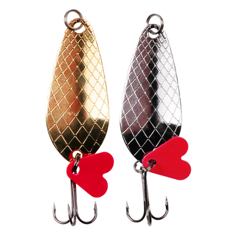 Fishing Hook Treble - 1 Uds. Cuchara giratoria de Metal
