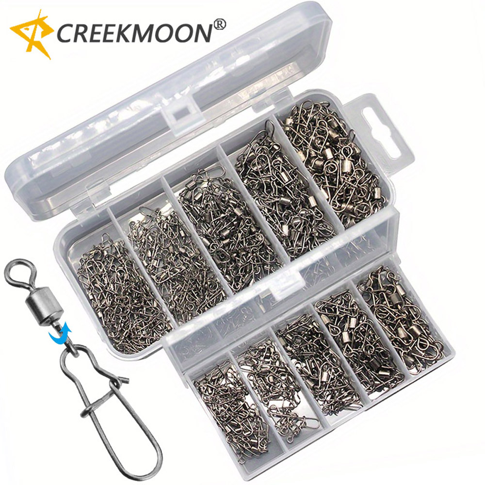 Fishing Hook Stainless Steel - Juego de 95/210 piezas de conectores