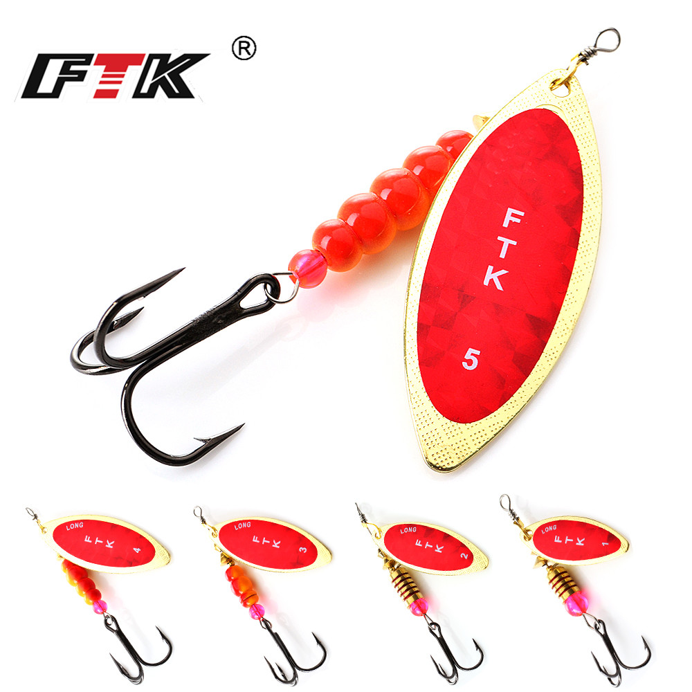 Fishing Hook Treble - FTK-cebo giratorio de 4G/7G/12G/18G/30G, señuelo tipo