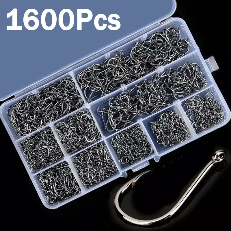 Fishing Hook Barbless - 50-1600 unids/caja anzuelos de pesca de
