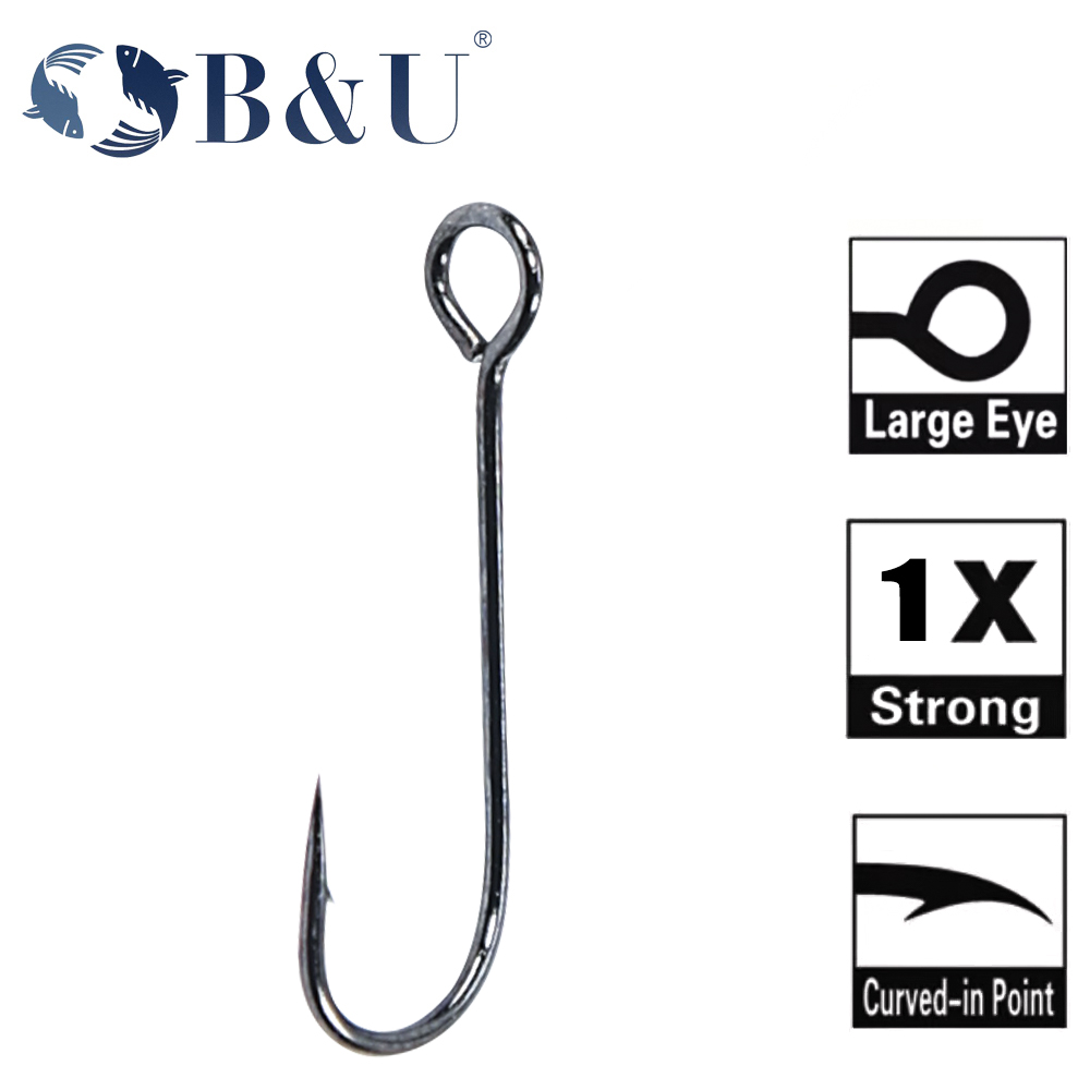 Fishing Hook Barbless - B&U 20 piezas Anzuelos de pesca