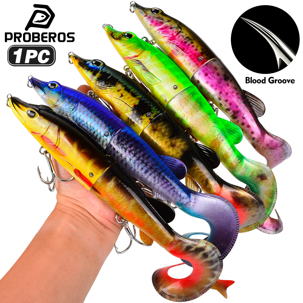 Fishing Hook Treble - PROBEROS 1PC Señuelo de Pesca Articulado