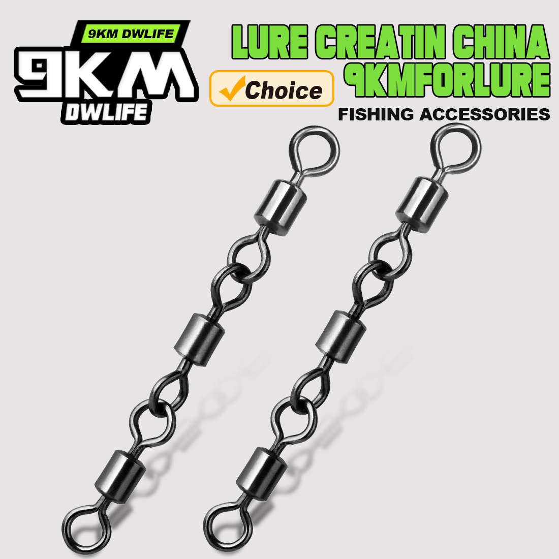 Fishing Hook Offset - Accesorios de pesca giratorios de tres