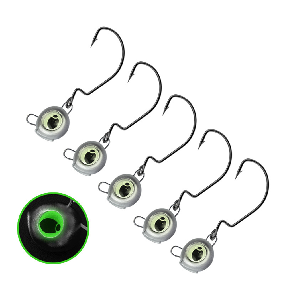 10 Uds. Cabezales de plantilla - Fishing Hook Weedless reseña y precio