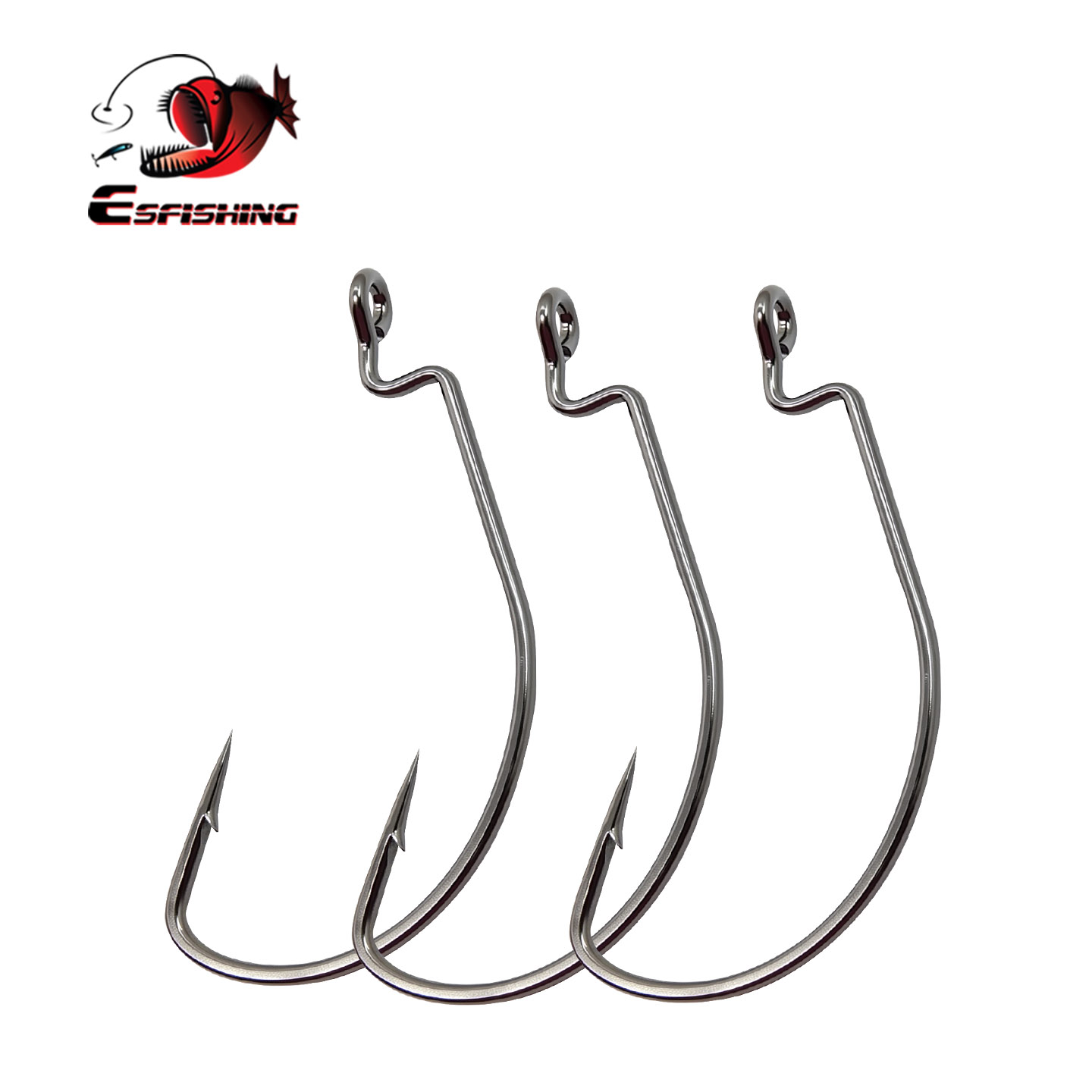 Anzuelos de Pesca ESFISHING de - Fishing Hook Offset reseña y precio
