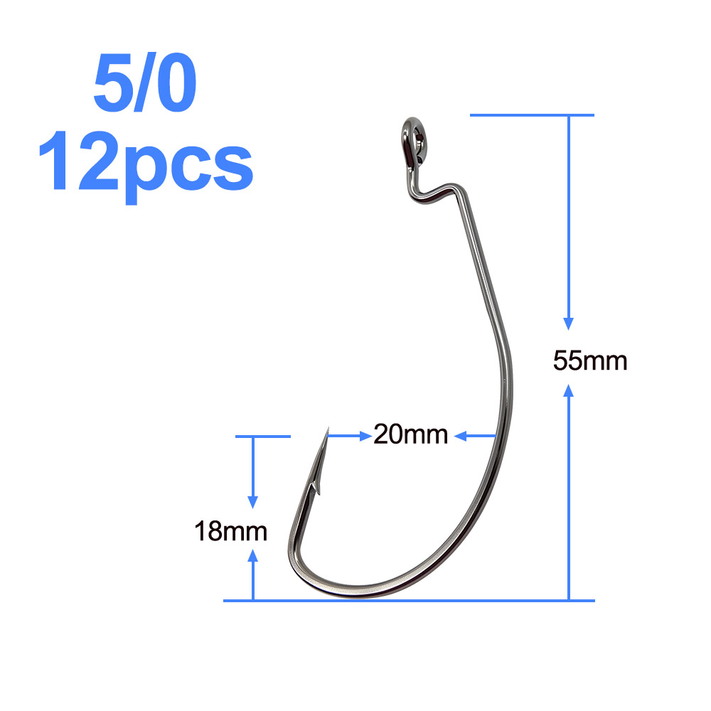 Anzuelos de Pesca ESFISHING de - Fishing Hook Offset reseña y precio