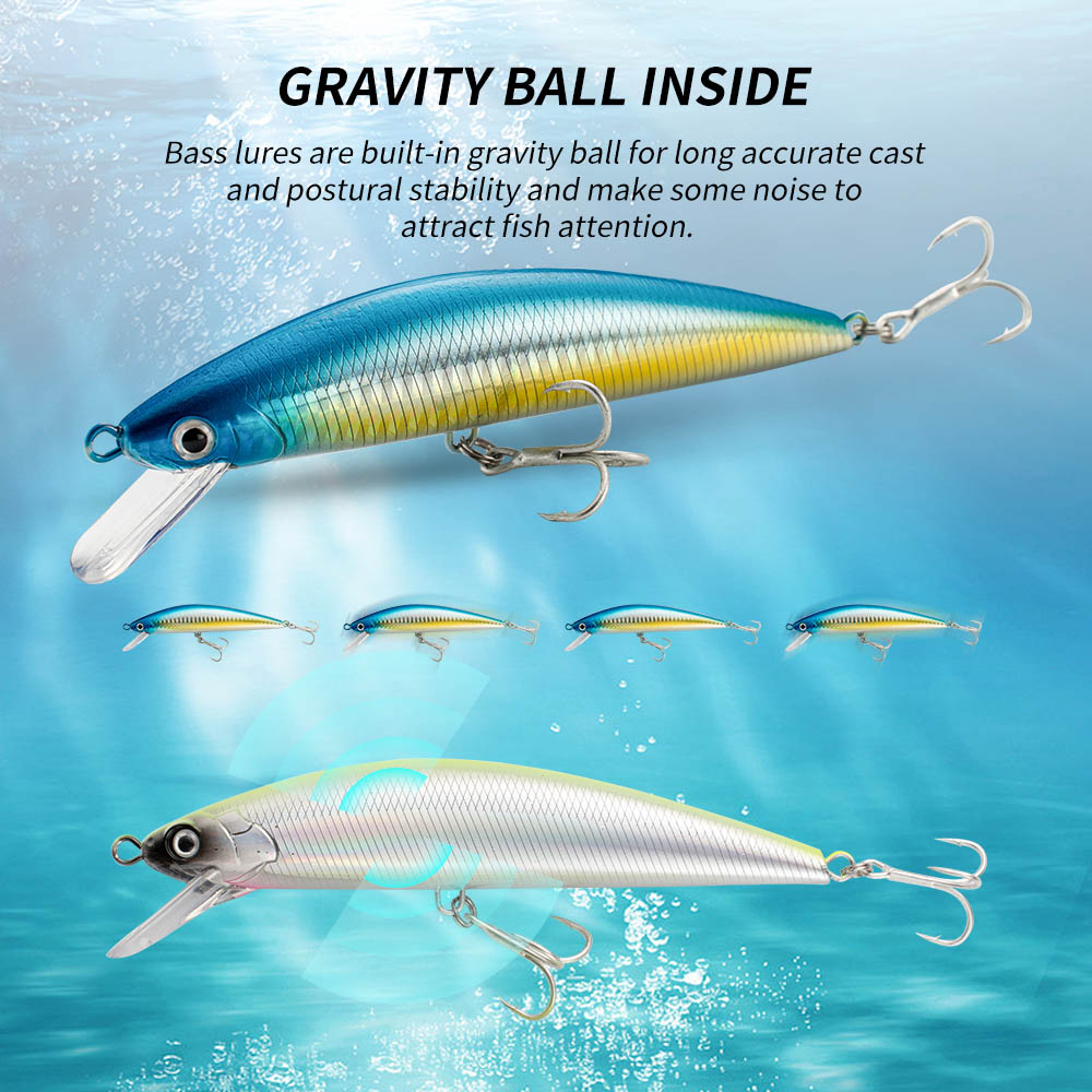 Señuelo de Pesca hundido Minno - Fishing Hook Treble reseña y precio