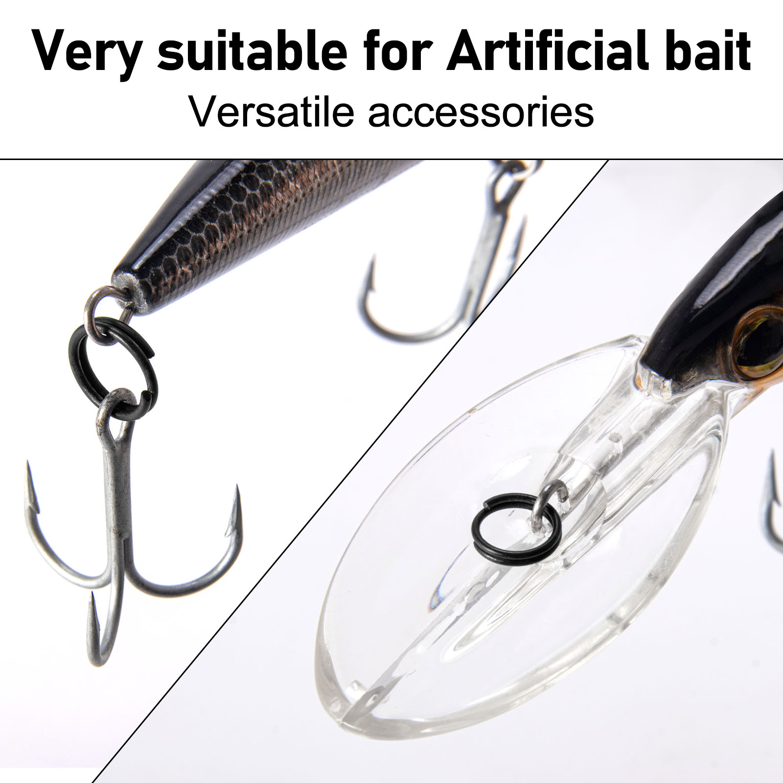 Anilla de unión para señuelos  - Fishing Hook Stainless Steel reseña y precio