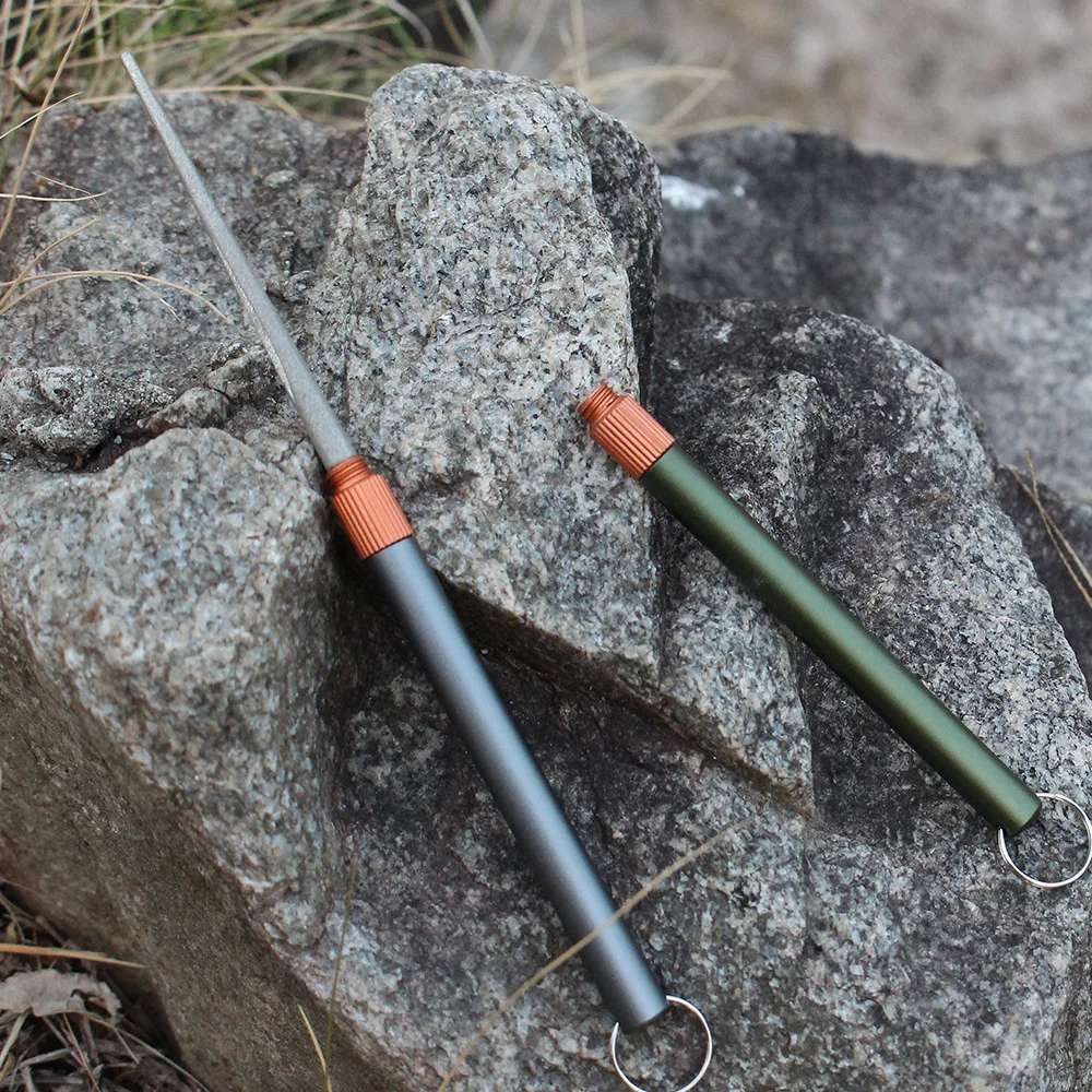 Mini caña para afilar cuchillo - Fishing Hook Stainless Steel reseña y precio