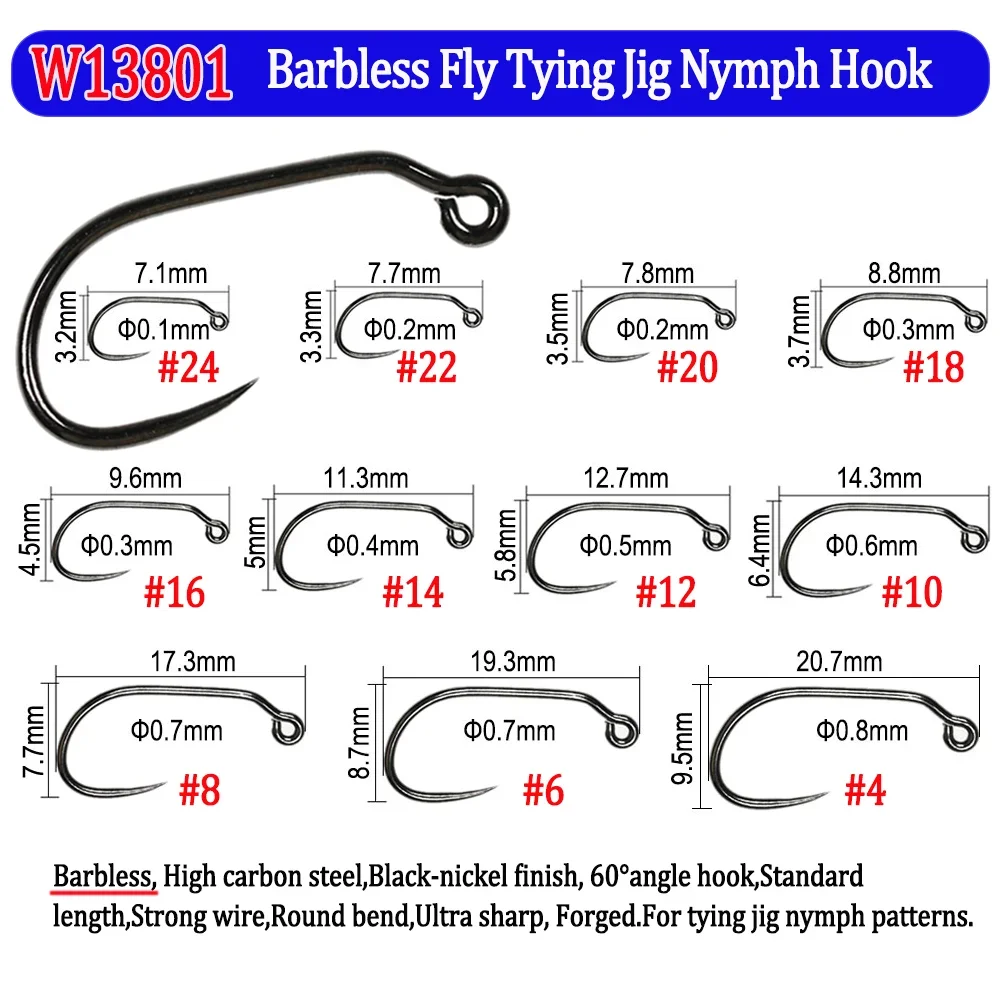200 Uds. Anzuelo de pesca con  - Fishing Hook Barbless reseña y precio