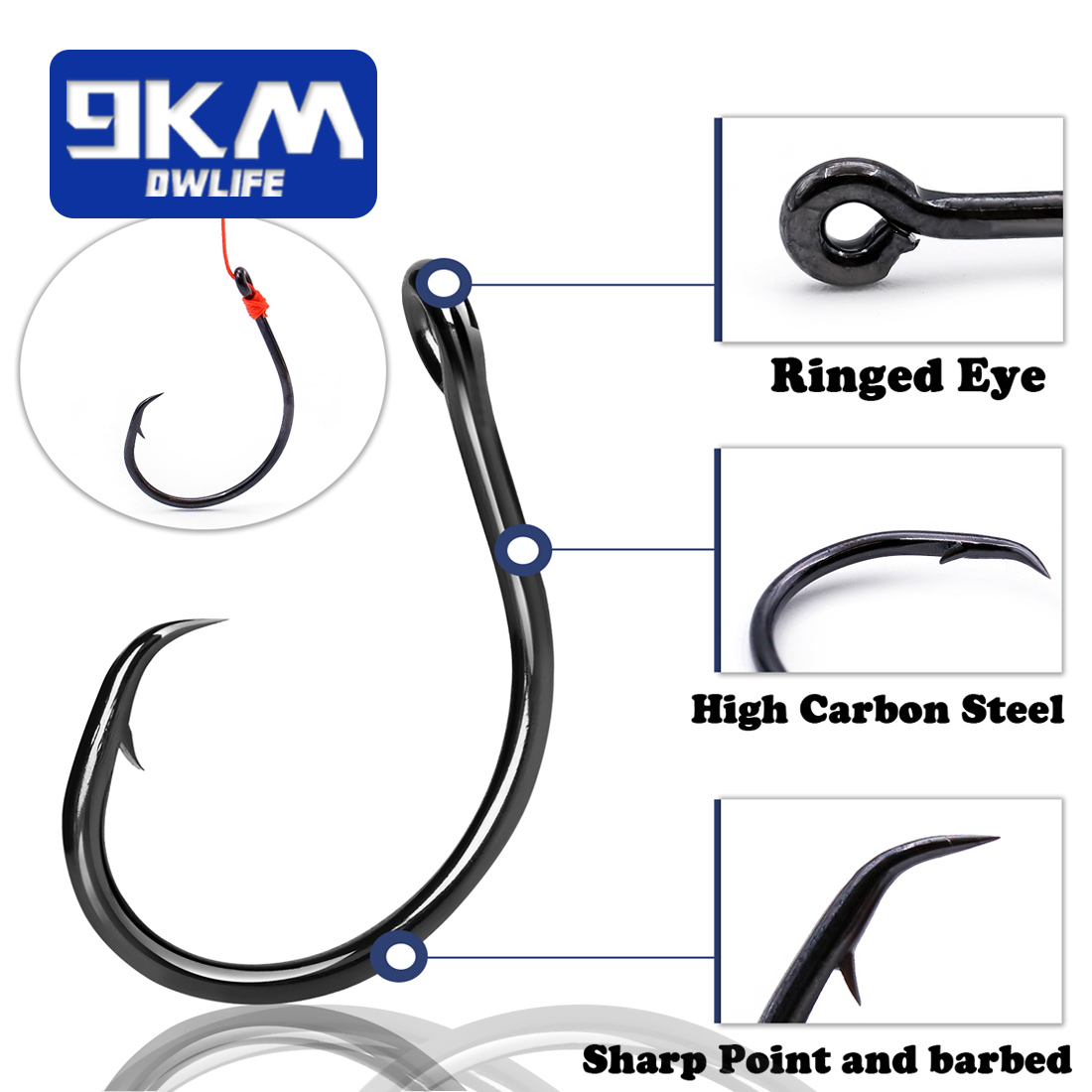 Anzuelos Circulares de Ancho A - Fishing Hook Circle reseña y precio