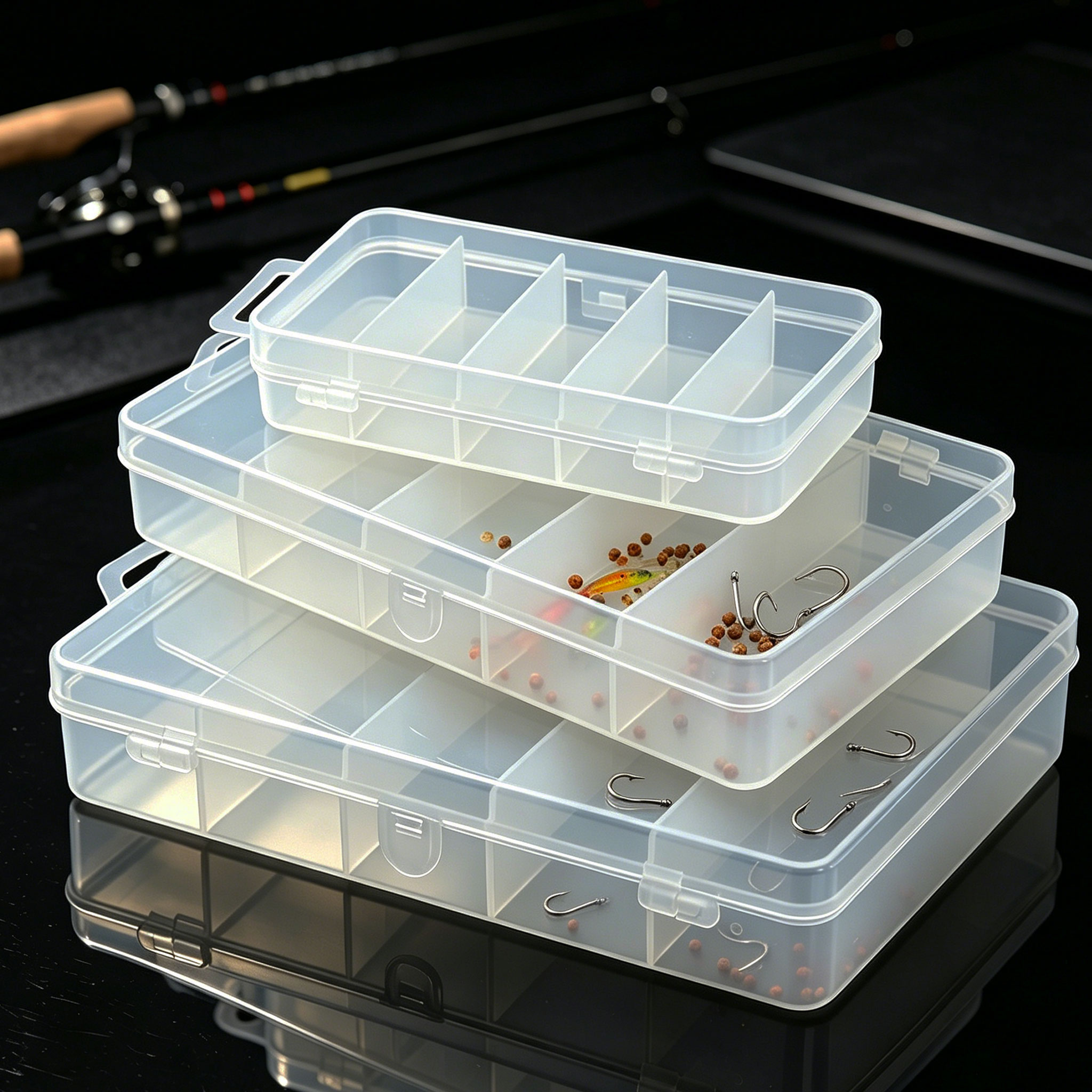 1/3 Piezas, 3 Tamaños de Caja  - Fishing Hook Size reseña y precio