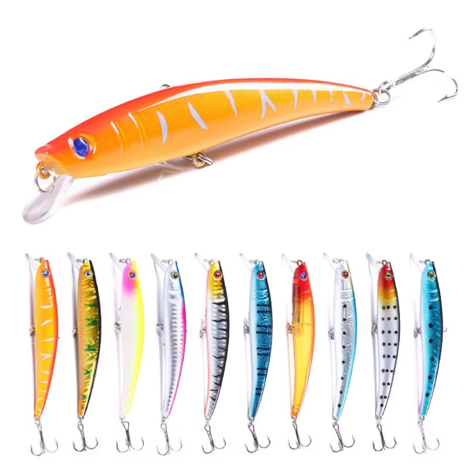 Señuelo de Pesca Minnow 110mm  - Fishing Hook Treble reseña y precio