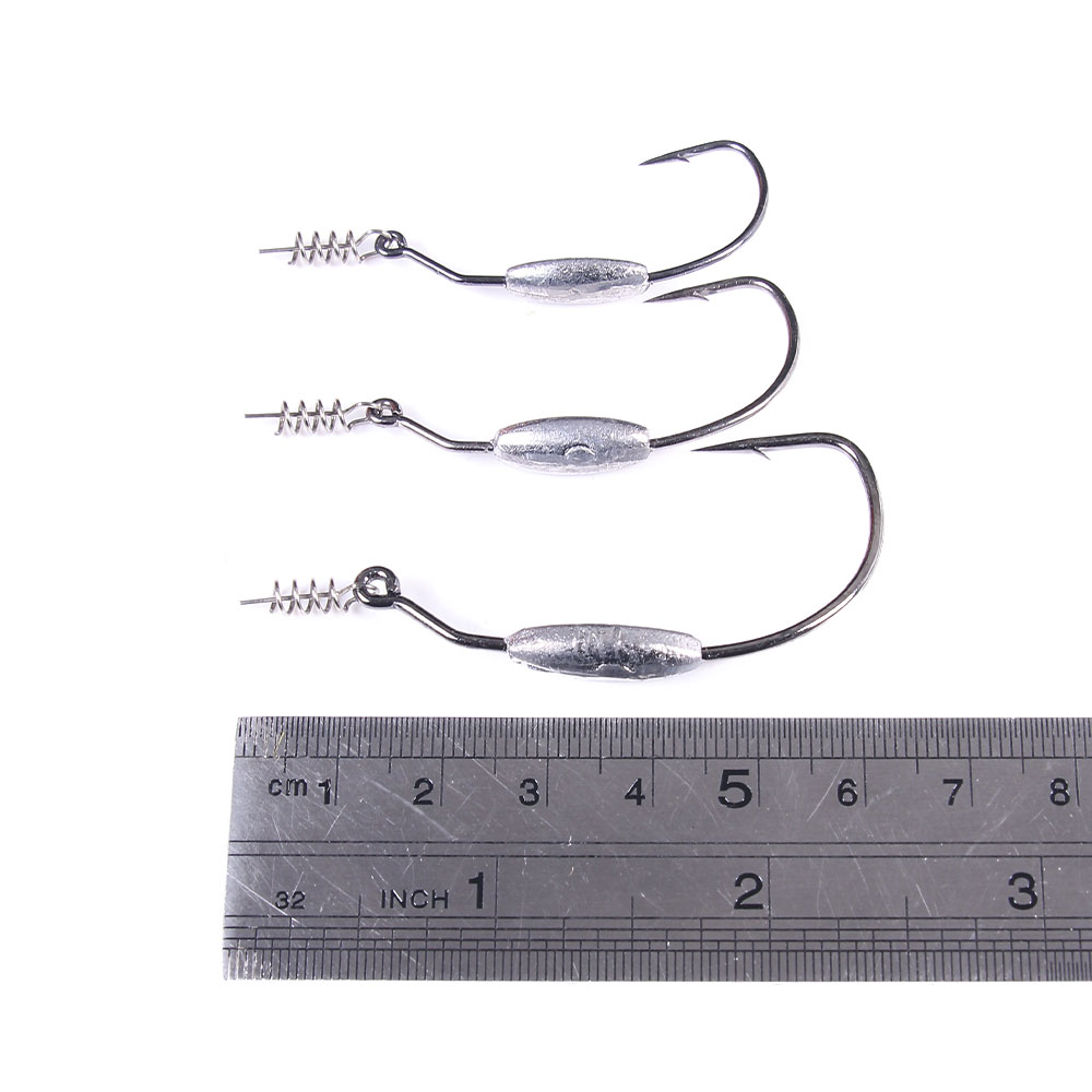 Anzuelos offset con contrapeso - Fishing Hook Offset reseña y precio