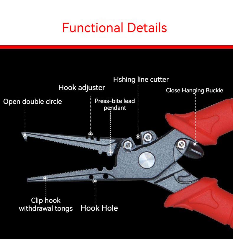 Alicates de pesca multifuncion - Fishing Hook Stainless Steel reseña y precio