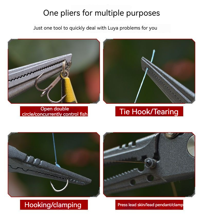 Alicates de pesca multifuncion - Fishing Hook Stainless Steel reseña y precio