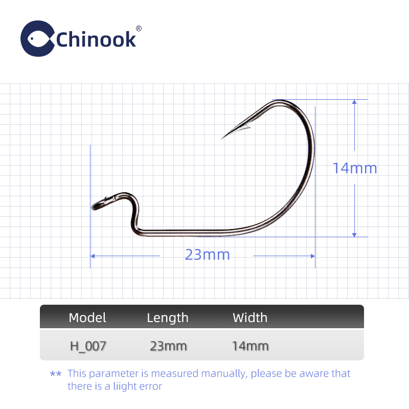 Chinook 20 piezas anzuelo Texa - Fishing Hook Barbless reseña y precio
