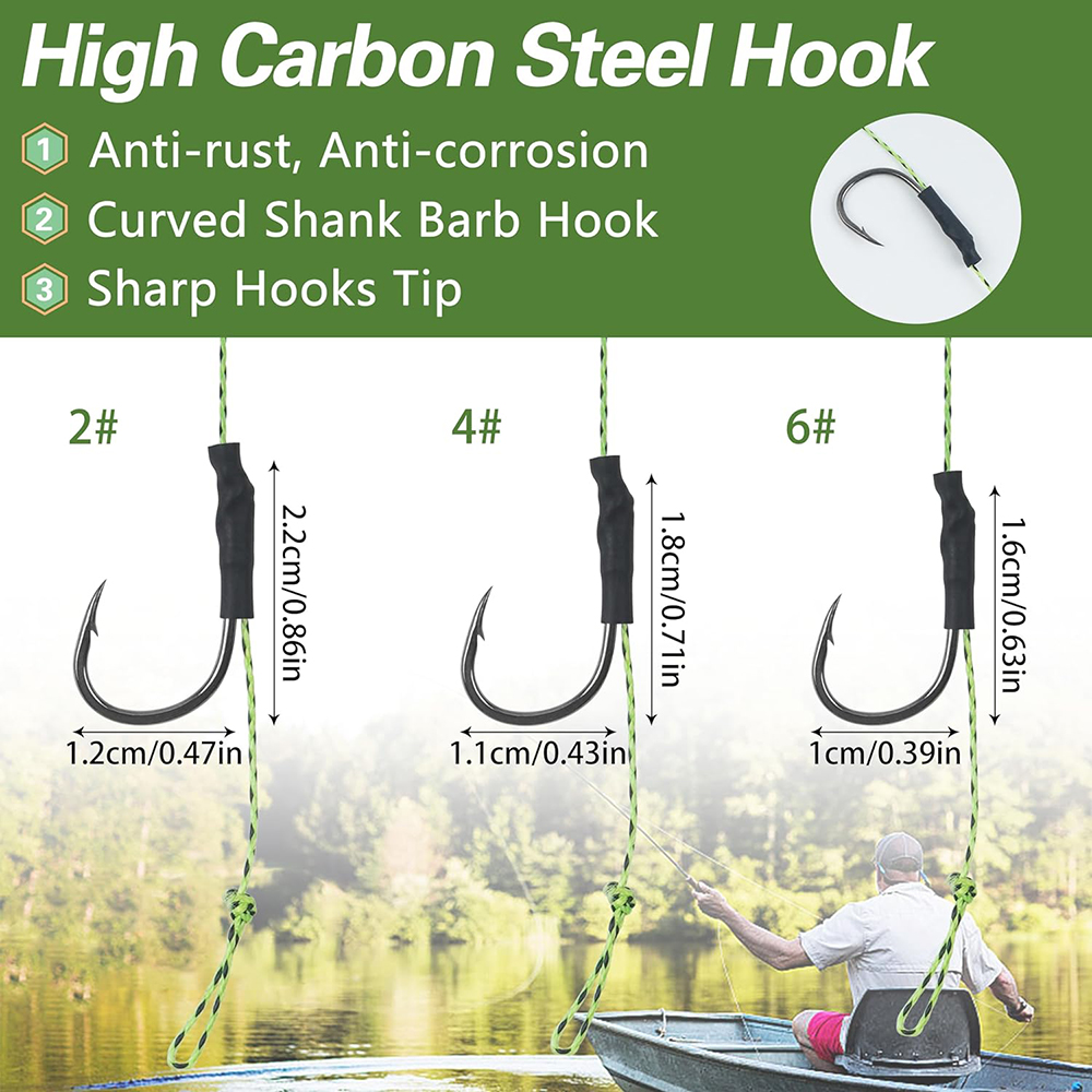 Aparejos de pelo de pesca de c - Fishing Hook Assortment reseña y precio