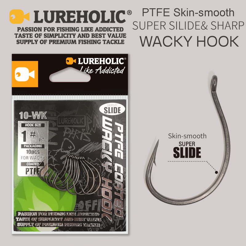 LUREHOLIC-anzuelo loco súper d - Fishing Hook Barbless reseña y precio