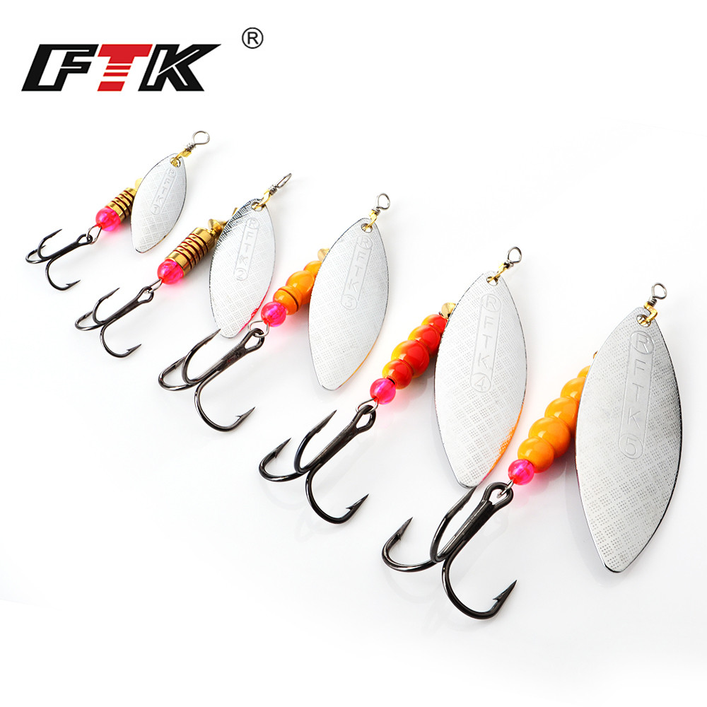 FTK-cebo giratorio de 4G/7G/12 - Fishing Hook Treble reseña y precio