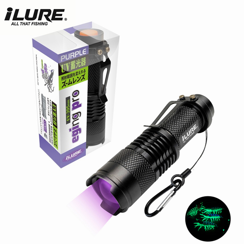 Mini linterna UV de 395nm, señ - Fishing Hook Jig reseña y precio