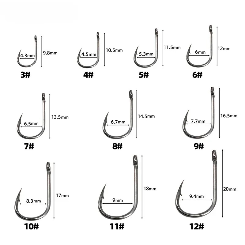 50-1600 unids/caja anzuelos de - Fishing Hook Barbless reseña y precio