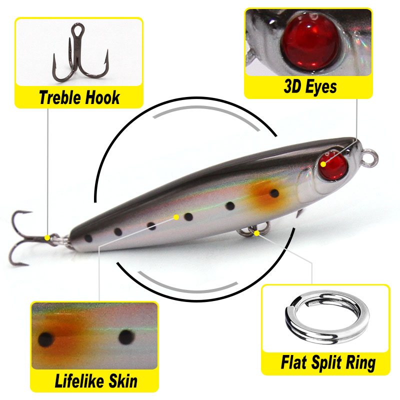 TacklePro-Anzuelo triple de co - Fishing Hook Assortment reseña y precio