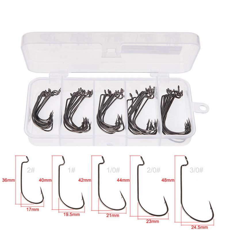50 Piezas/Caja de Anzuelos de  - Fishing Hook Jig reseña y precio