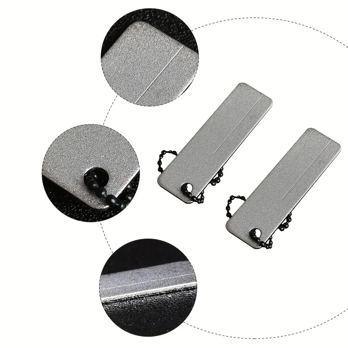 Mini piedra de afilar de diama - Fishing Hook Sharpener reseña y precio