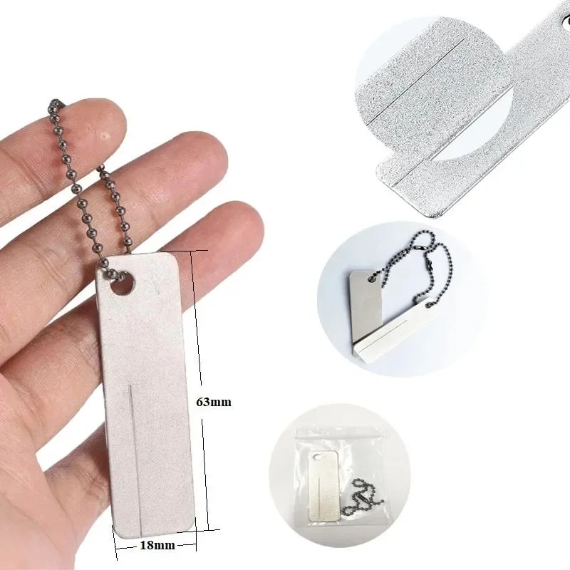 Mini piedra de afilar de diama - Fishing Hook Sharpener reseña y precio