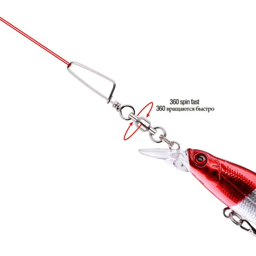 50 Uds rodamiento de bolas de  - Fishing Hook Stainless Steel reseña y precio