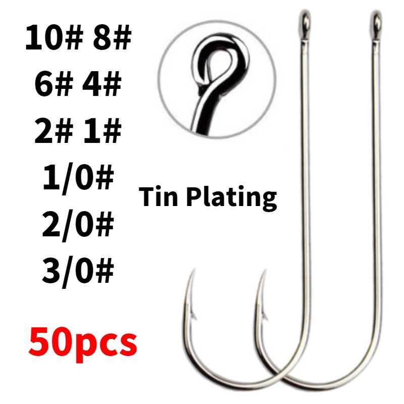 50 anzuelos circulares de vást - Fishing Hook Circle reseña y precio
