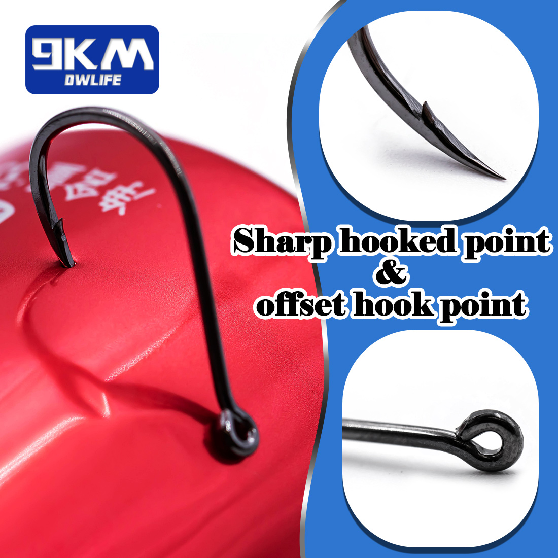 Anzuelos de pesca Iseama de 9K - Fishing Hook Barbless reseña y precio