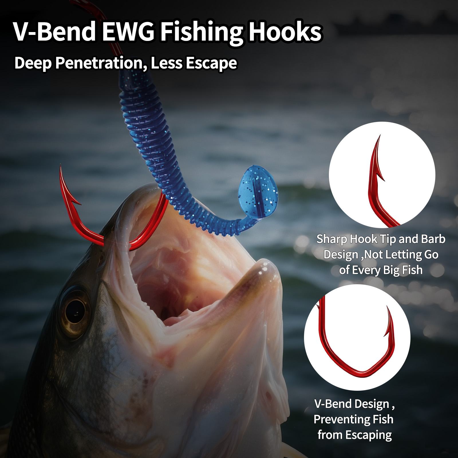 Anzuelo de Pesca de 9KM, 50-10 - Fishing Hook Circle reseña y precio